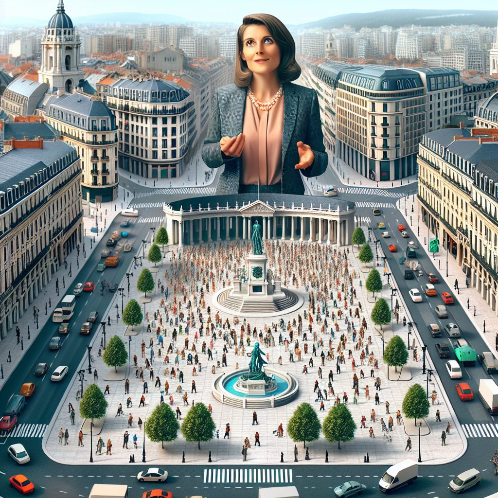 Anne Hidalgo maire de Paris veut rendre piétonne la Place de la Concorde