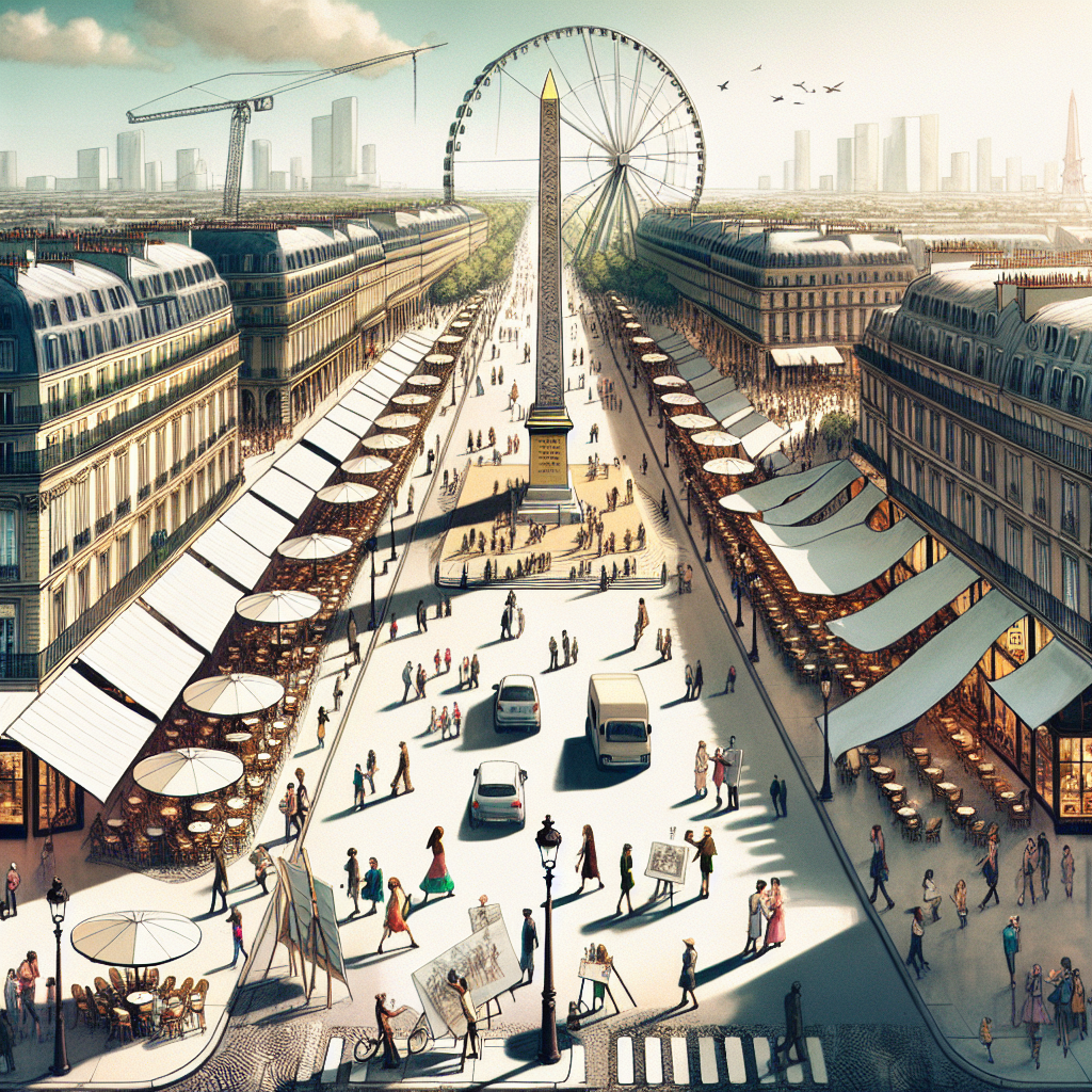 Est-ce que si la Place de la Concorde à Paris est piétonne, elle deviendra l'équivalent de la Place du Mistral de Plus Belle La Vie