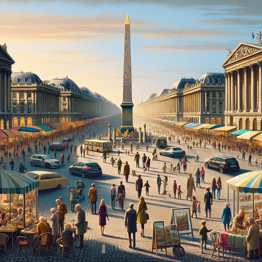 Est-ce que si la Place de la Concorde à Paris est piétonne, elle deviendra l'équivalent de la Place du Mistral de Plus Belle La Vie