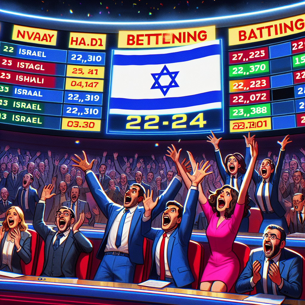 Eurovision 2024: Israël bondit à la deuxième place des favoris chez les bookmakers