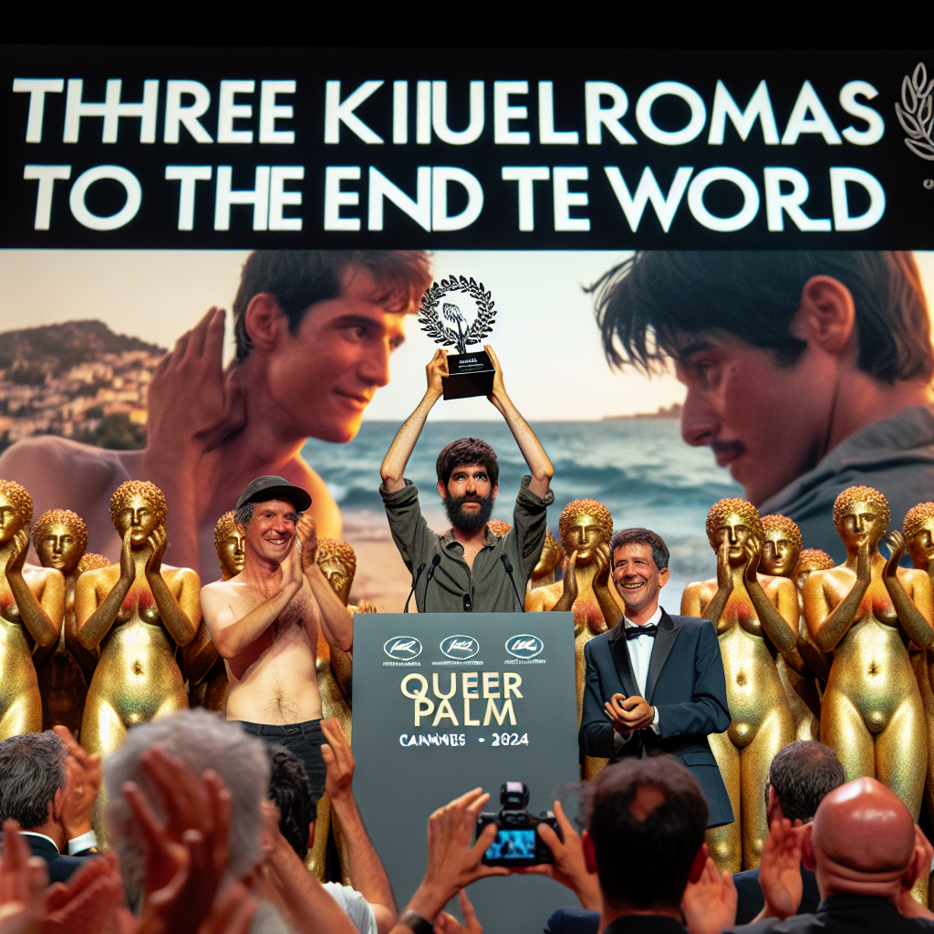 Cannes 2024: la Queer Palm au film roumain "Trois kilomètres jusqu'à la fin du monde"