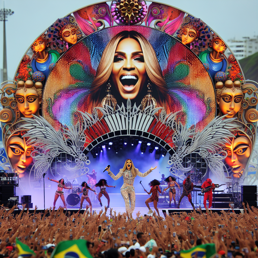 Les images du méga-concert gratuit de Madonna à Copacabana au Brésil