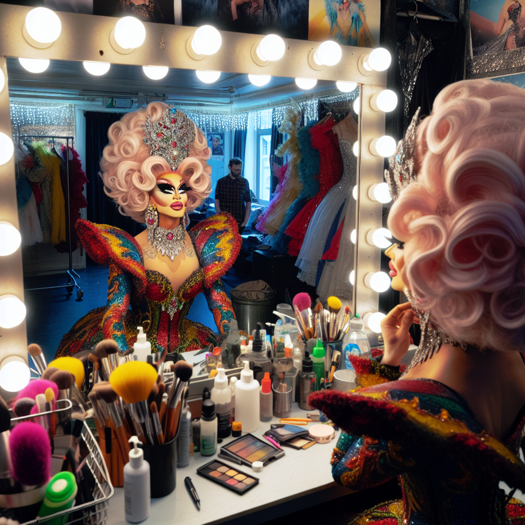 "Ça me permet de rester humble": la drag queen Nicky Doll nous emmène dans les coulisses de son premier show en Suède