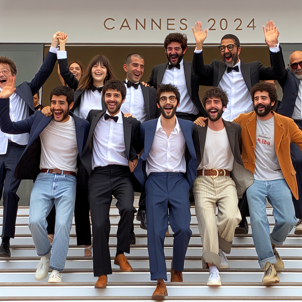 Cannes 2024: l'équipe d'"Un p'tit truc en plus" sur les marches sans costumes de marque