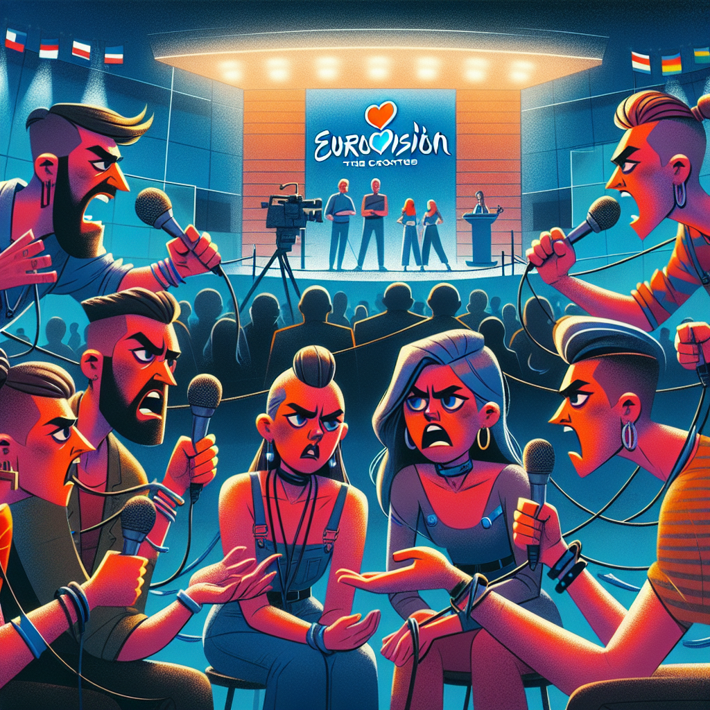 Tensions à l'Eurovision: plusieurs délégations "voudraient se retirer du concours", raconte le journaliste Fabien Randanne