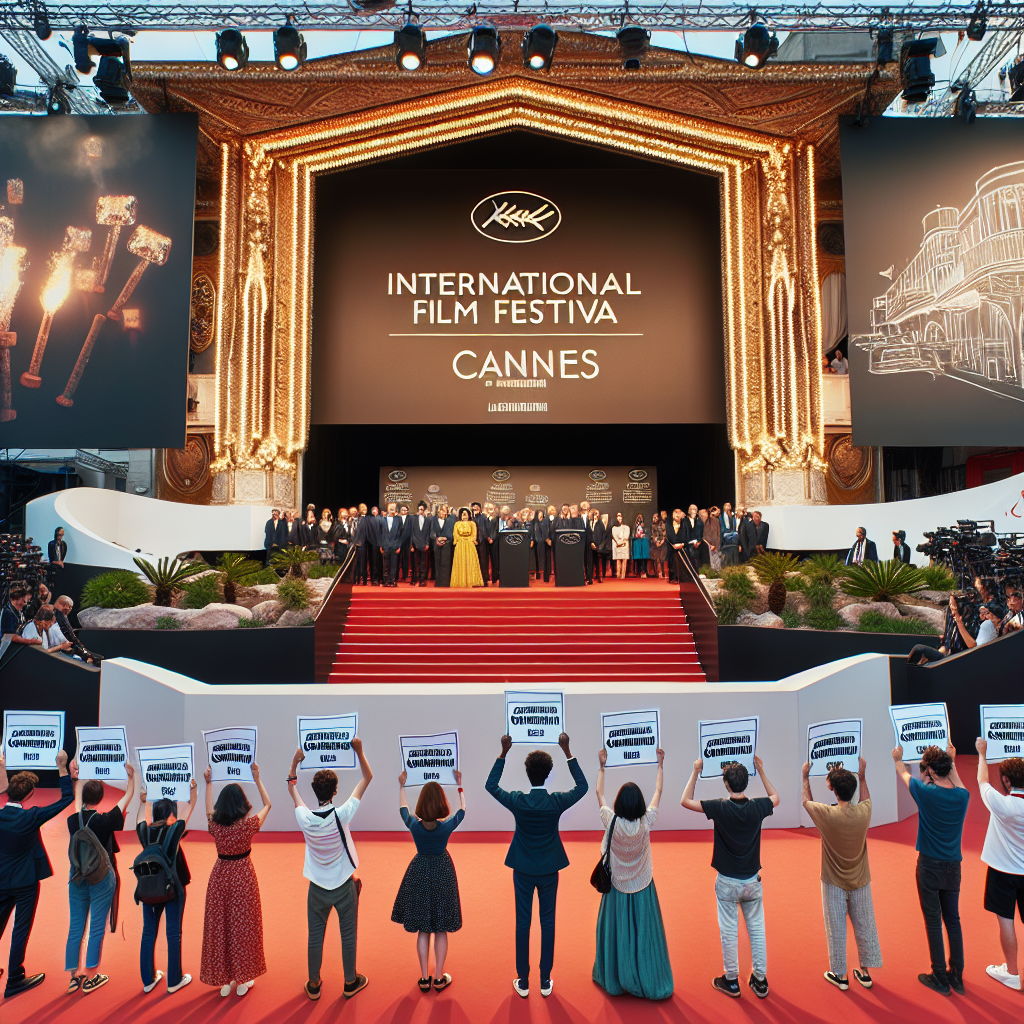 Cannes: les salariés de festivals demandent des engagements sur l'amélioration de leur statut