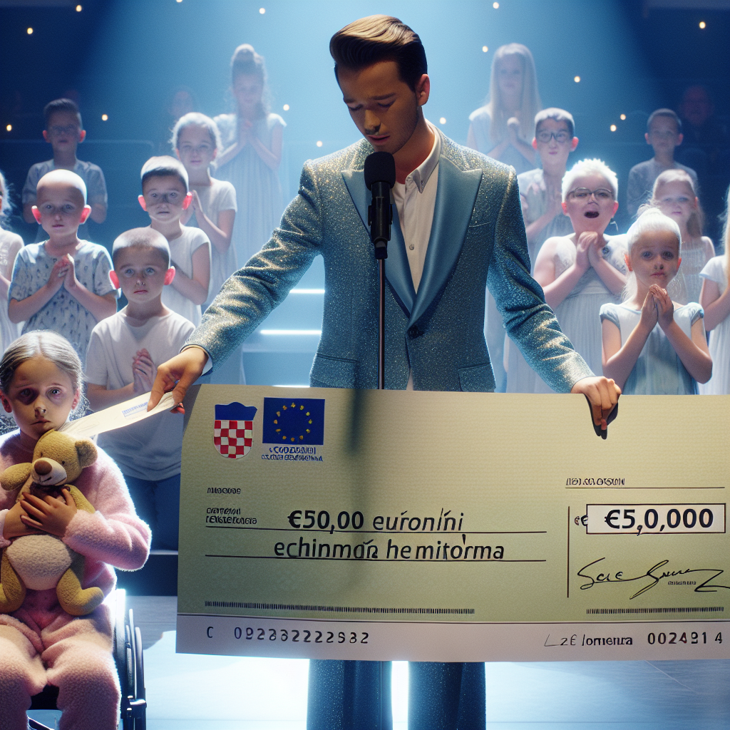 Eurovision 2024: le candidat croate décline une prime de 50.000 euros au profit d'enfants malades