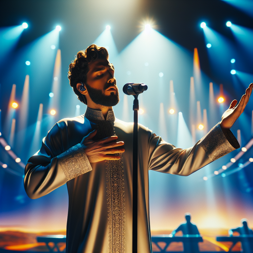 Eurovision 2024: Slimane interrompt sa répétition pour livrer un message de paix et d'amour