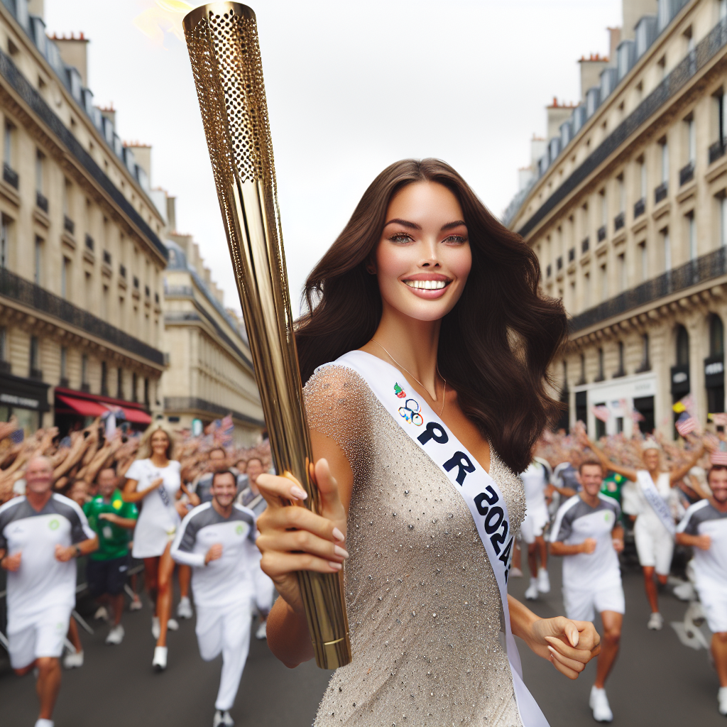 JO 2024: Sylvie Tellier portera la flamme olympique le 14 juillet à Paris